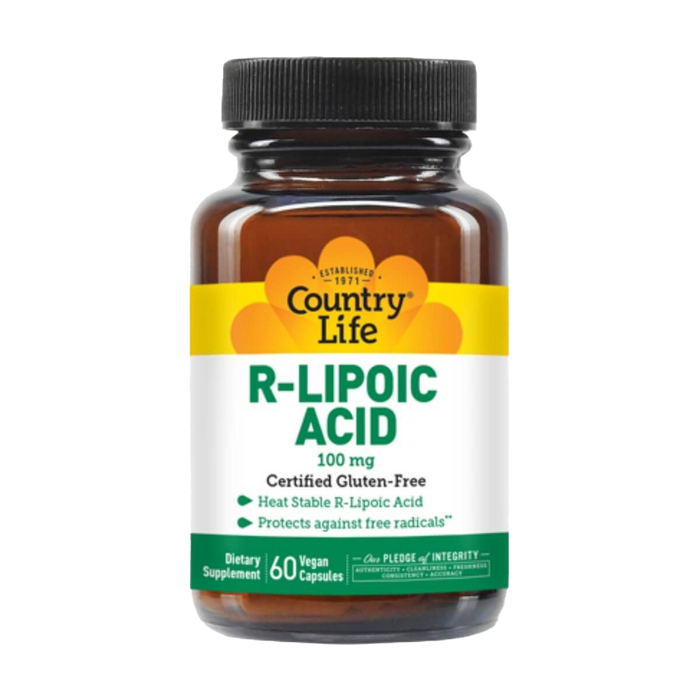 Country Life R-Lipoic Acid 100mg 60 Vegicaps