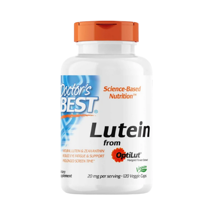 Doctor's Best Lutein from OptiLut 10mg 120 Veggie Capsules