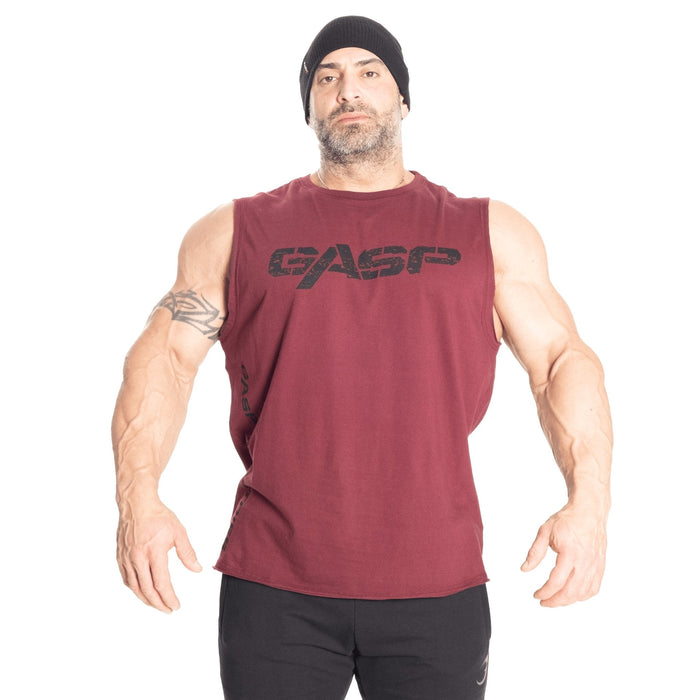 GASP Vintage Tank - Maroon - XXL - Vintage Tank at MySupplementShop by Gasp