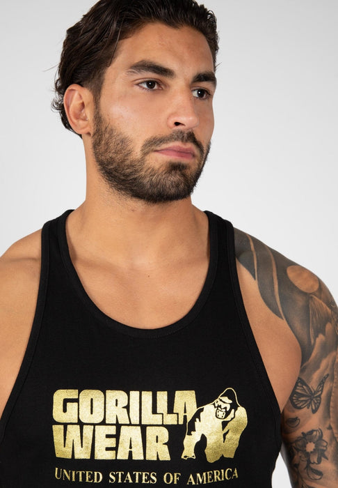 Gorilla Wear Classic Tank Top - Gold - Large - Tank Top at MySupplementShop by Gorilla Wear