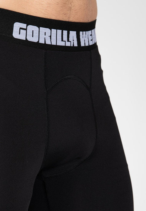 Gorilla Wear Columbus Mens Tights - Black - Mens Tights at MySupplementShop by Gorilla Wear