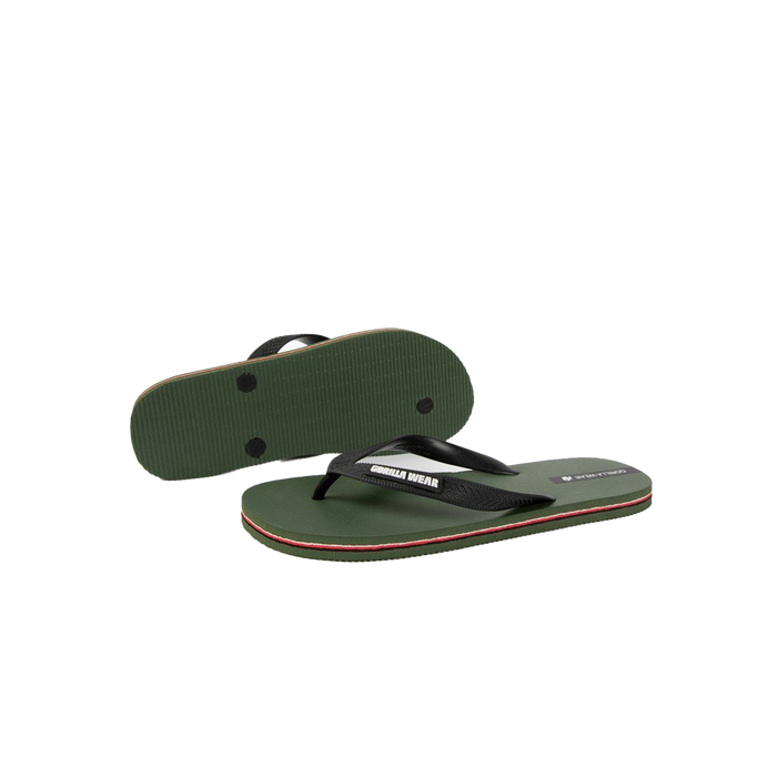 Gorilla Wear Komo Flip Flops Army Green