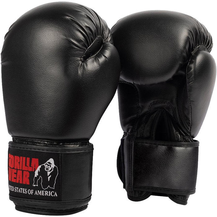 Gorilla Wear Mosby Boxing Gloves - Black