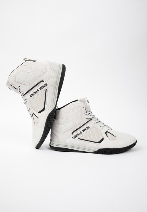 Gorilla Wear Troy High Tops - White - High Tops at MySupplementShop by Gorilla Wear