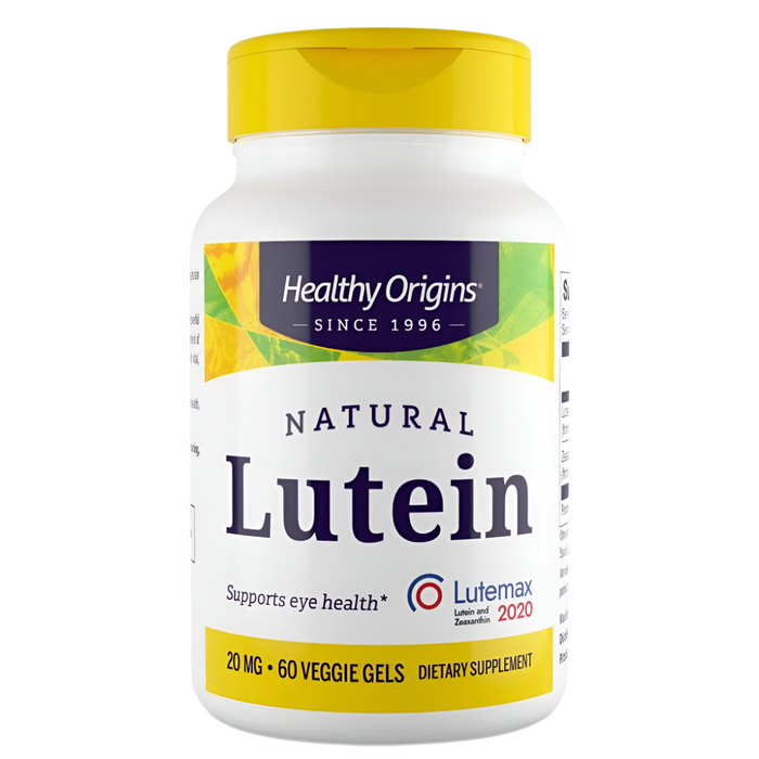 Healthy Origins Lutein 20mg 60 Veggie Softgels