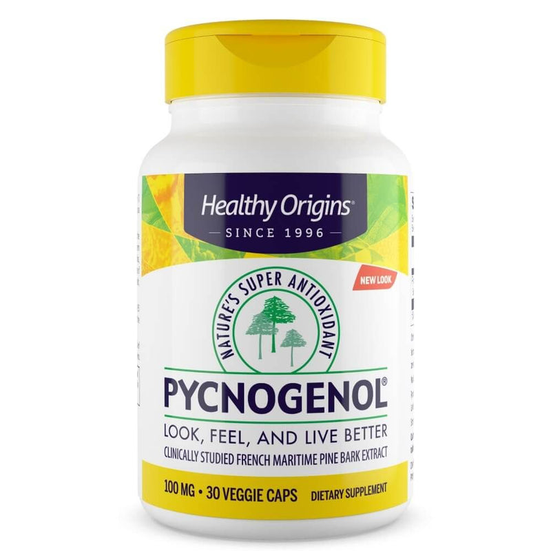 Healthy Origins Pycnogenol 100 mg 30 Veggie Capsules | Premium Supplements at MYSUPPLEMENTSHOP