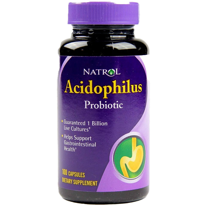 Natrol Acidophilus Probiotikum – 100 Kapseln