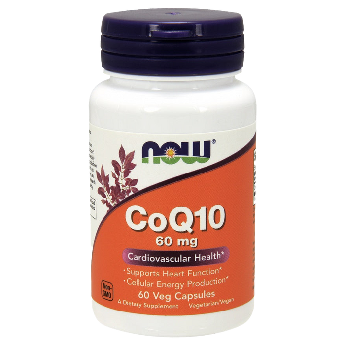 NOW Foods CoQ10, 60 mg – 60 Kapseln