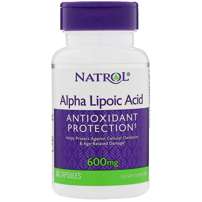 Natrol Alpha Lipoic Acid, 600mg - 30 caps