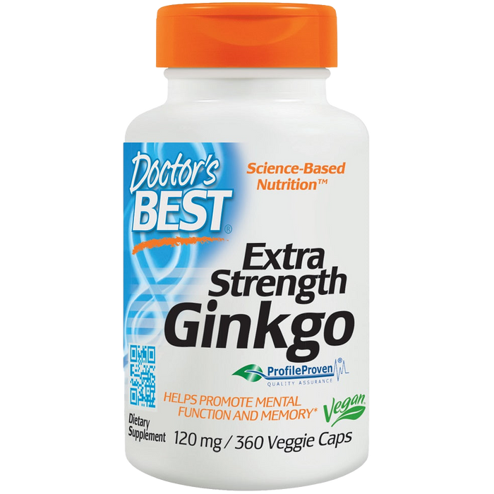 Doctor's Best Extra Strength Ginkgo, 120 mg – 360 Kapseln