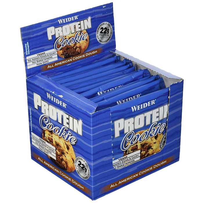 Weider Protein Cookie, All American Dough - 12 x 90g