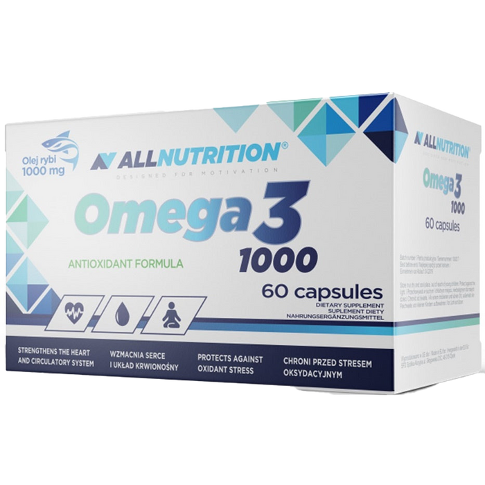 Allnutrition Omega 3, 1000 mg – 60 Kapseln