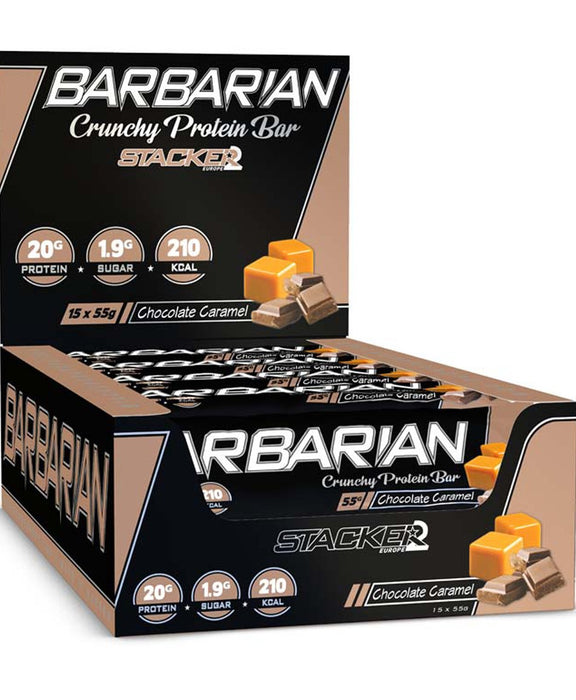 Stacker2 Europe Barbarian 15 x 55g - Chocolate Caramel - Health Foods at MySupplementShop by Stacker2 Europe