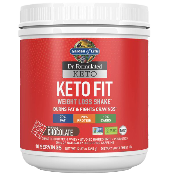 Garden of Life Dr. Formulated Keto Fit, Chocolate - 365g