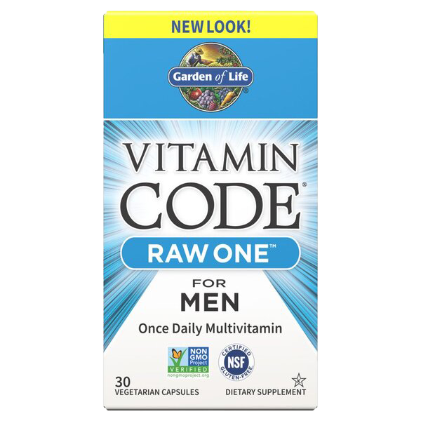 Garden of Life Vitamin Code Raw One für Männer – 30 Kapseln