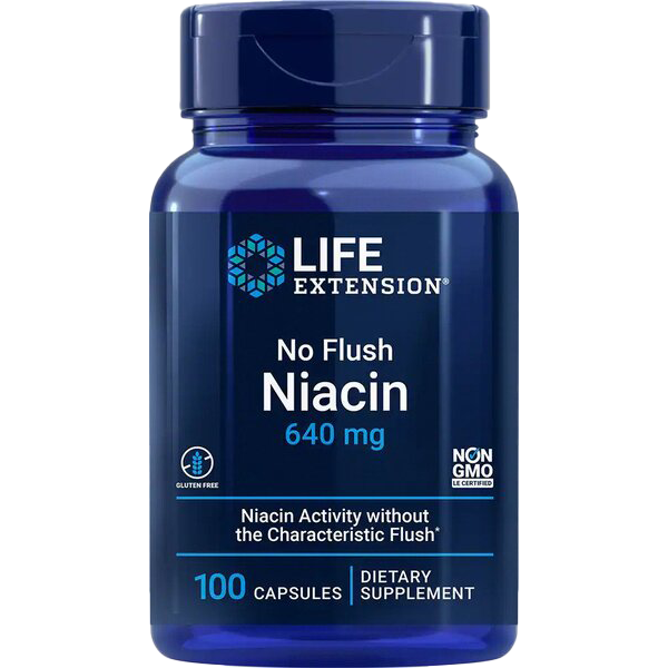 Life Extension No Flush Niacin – 100 Kapseln