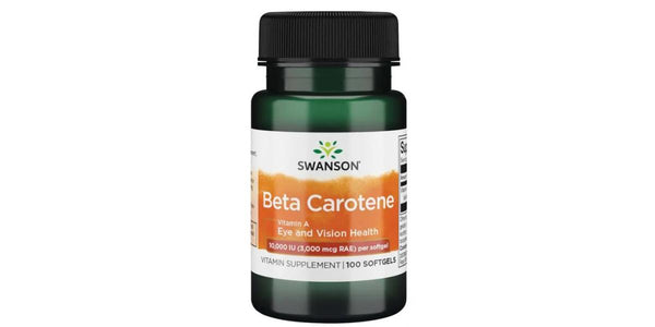 Swanson Beta-Carotene (Vitamin A), 10 000 IU - 250 softgels - Sports Supplements at MySupplementShop by Swanson