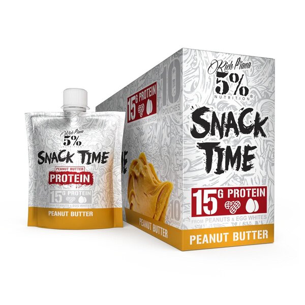 5 % Nutrition Snack Time – Legendary Series, Schokoladen-Erdnussbutter – 10 Beutel