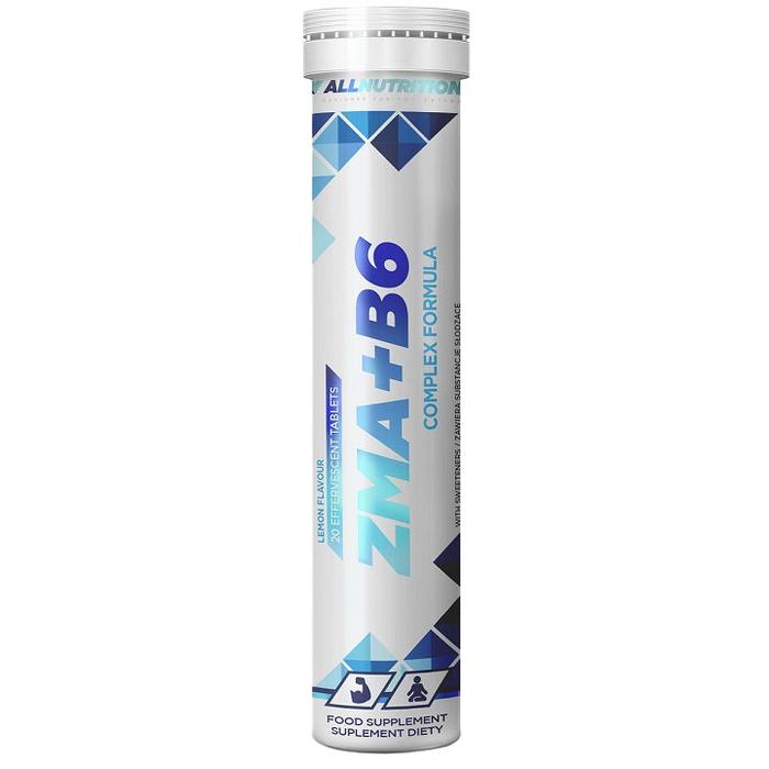 Allnutrition ZMA + B6, Lemon - 20 effervescent tabs