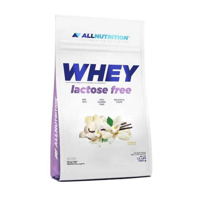 Allnutrition Whey Laktosefrei, Vanille – 700 Gramm