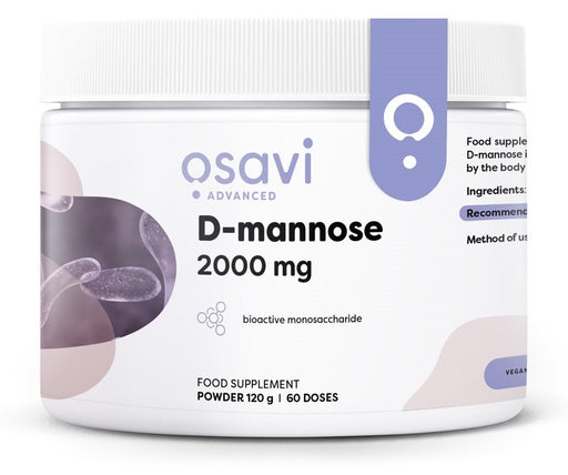 Osavi D-mannose Powder 2000mg 120g - Health and Wellbeing at MySupplementShop by Osavi