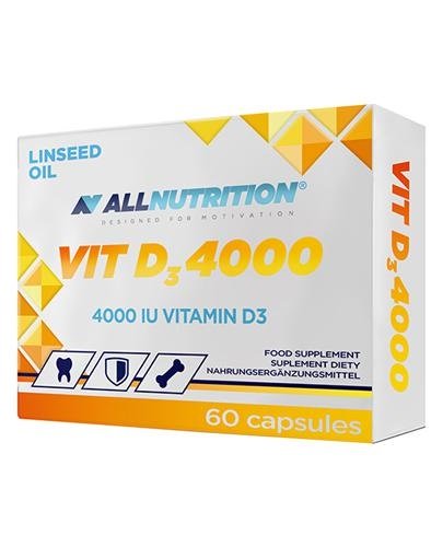 Allnutrition Vit D3 4000, 4000 IU 60 caps - Vitamins & Minerals at MySupplementShop by Allnutrition