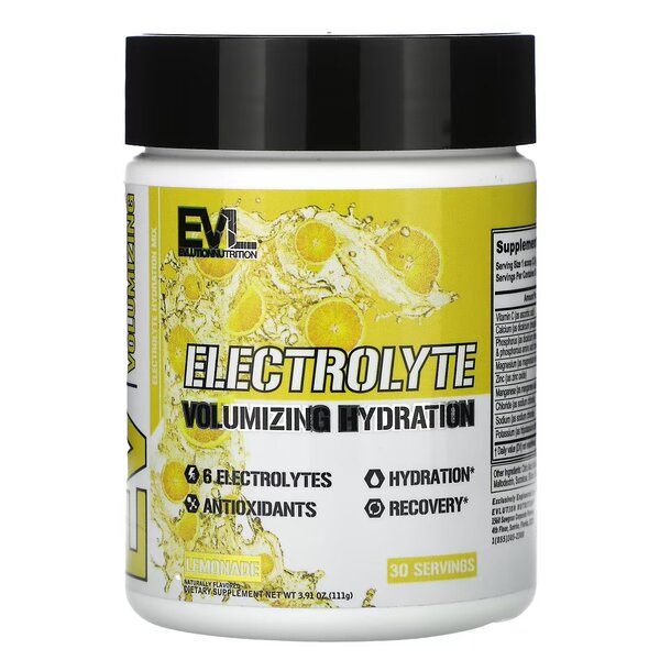 EVLution Nutrition Electrolyte, Lemonade - 111g - Combination Multivitamins & Minerals at MySupplementShop by EVLution Nutrition