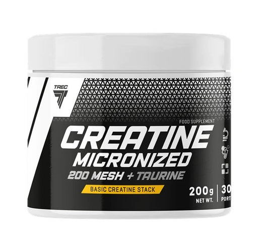 Trec Nutrition Creatine Micronized 200 Mesh + Taurine 200g - Creatine Powder at MySupplementShop by Trec Nutrition