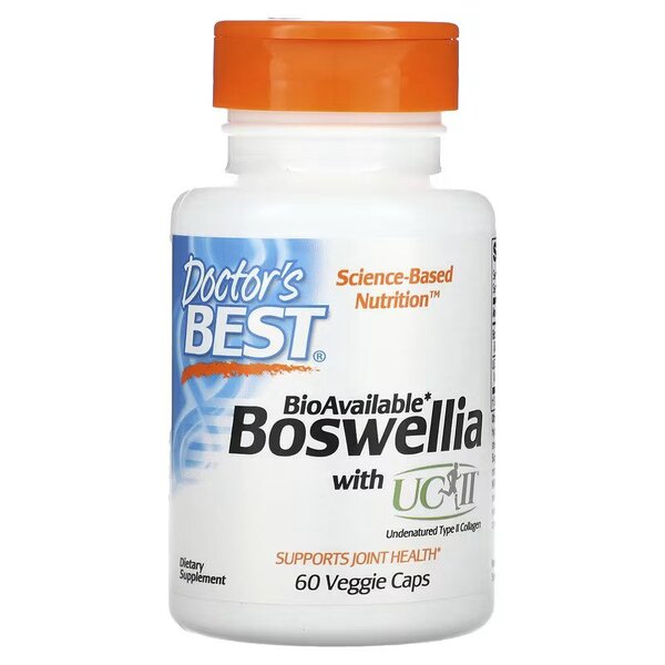 Doctor&#039;s Best Boswellia with UC-II - 60 vcaps - Sports Supplements at MySupplementShop by Doctor&#039;s Best