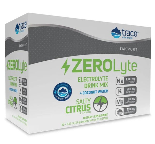 ZEROLyte, Salty Citrus - 30 packets - Default Title - Health and Wellbeing at MySupplementShop by Trace Minerals