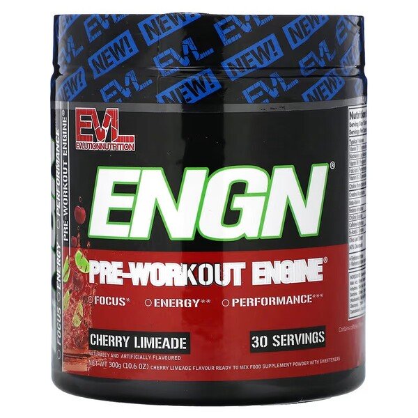 EVLution Nutrition ENGN, Cherry Limeade - 300g - Default Title - Sports Nutrition at MySupplementShop by EVLution Nutrition