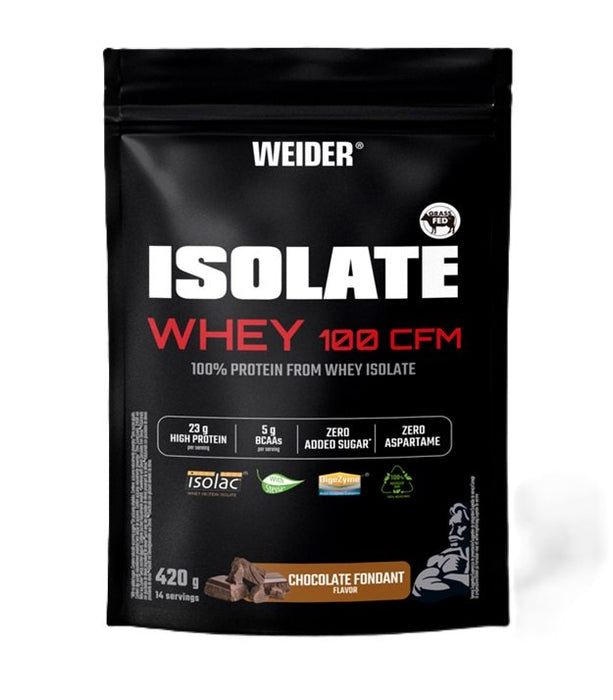 Weider Isolate Whey 100 CFM 420g - Chocolate Fondant - Whey Proteins at MySupplementShop by Weider