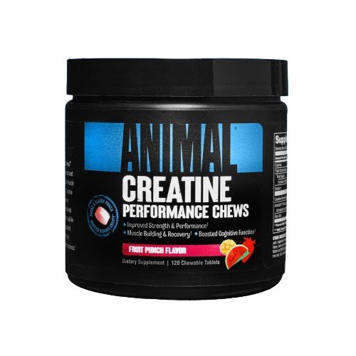 Animal Creatine Chews, Fruit Punch (EAN 039442005472) - 120 chewable tablets - Vitamins & Supplements at MySupplementShop by Animal