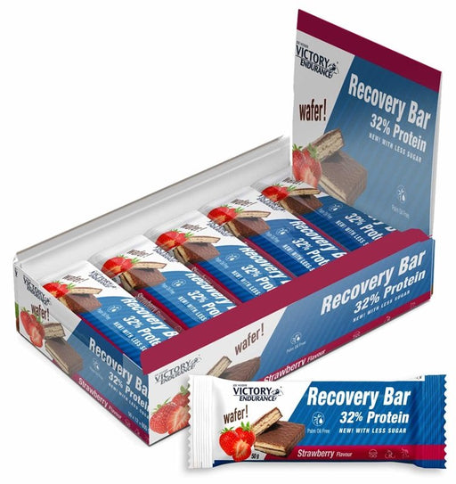 Weider Joe Weider Victory Endurance Recovery Bar 12 x 50g - Strawberry - Endurance & Energy at MySupplementShop by Weider