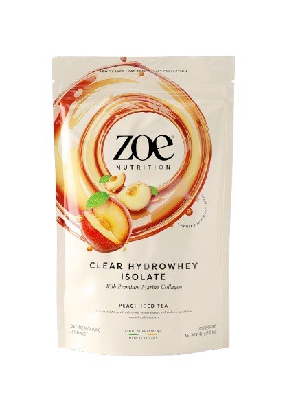 ZOE Nutrition Clear Hydrowhey Isolate 454g - Peach Iced Tea - Protein at MySupplementShop by ZOE Nutrition