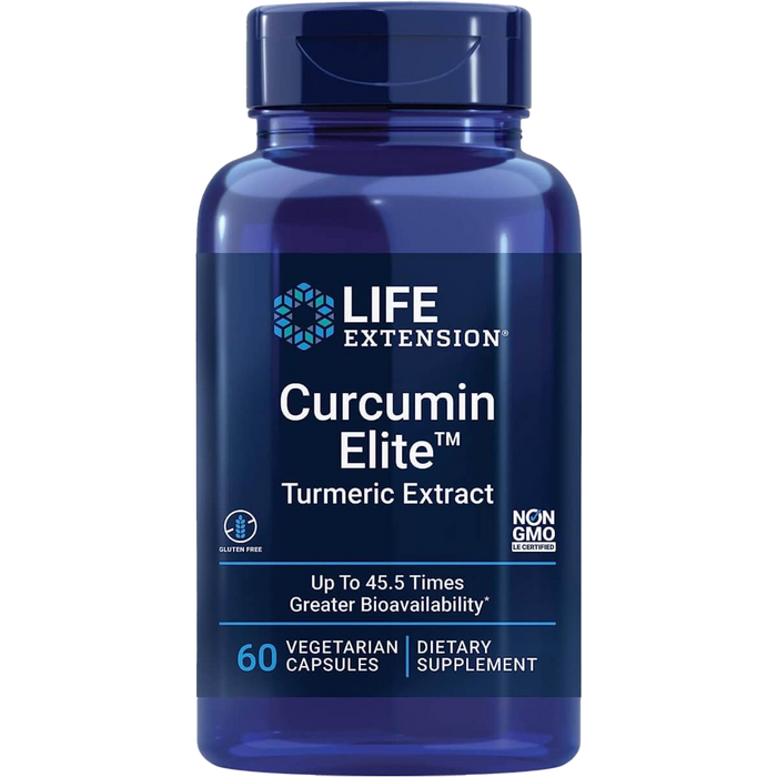 Life Extension Curcumin Elite Turmeric Extract 60 Vegetarian Capsules