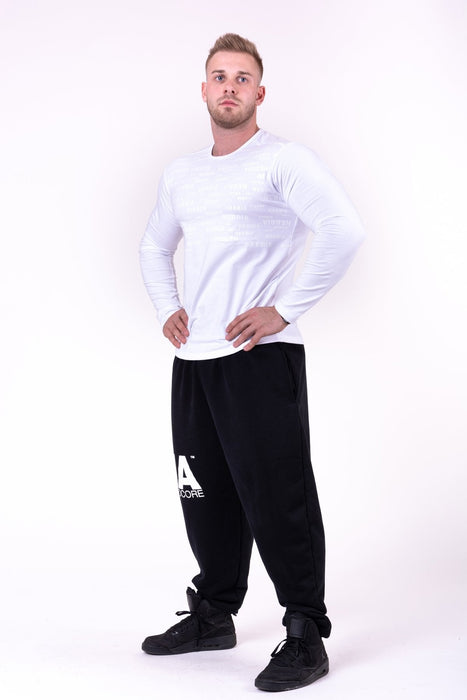 Nebbia 90s Classic Sweatpants 160 - Black - XXL - Sweatpants at MySupplementShop by Nebbia