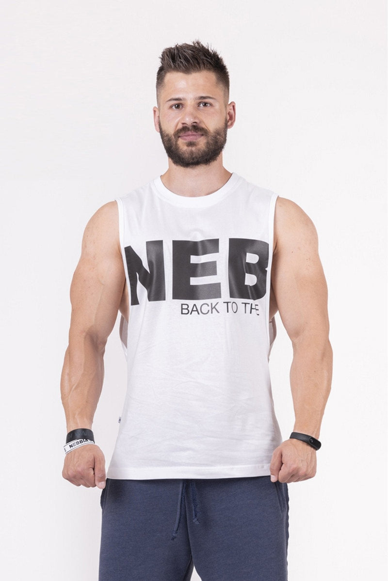 Nebbia Back To The Hardcore Tank Top 144 - White