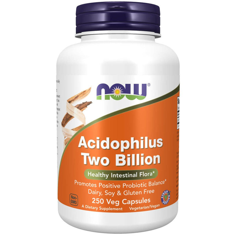 NOW Foods Acidophilus 2 Billion 250 Veg Capsules