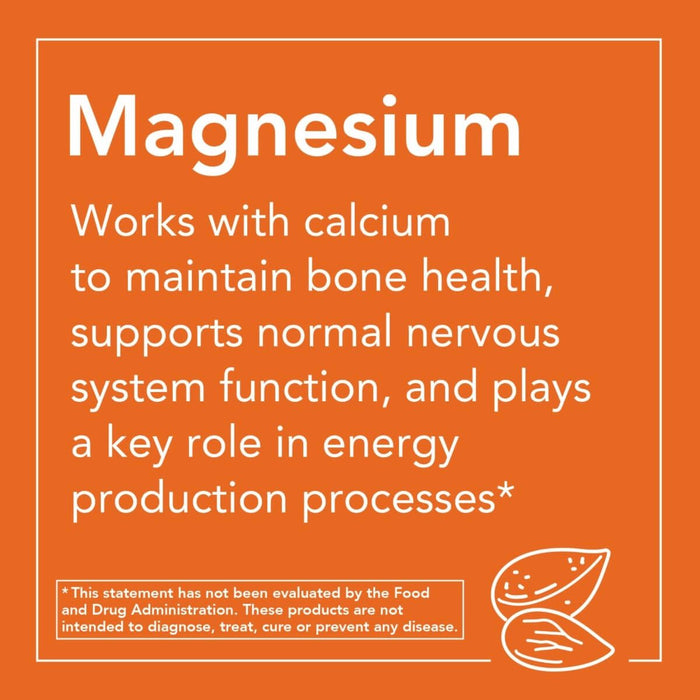 NOW Foods Magnesium 400 mg 180 Veg Capsules | Premium Supplements at MYSUPPLEMENTSHOP