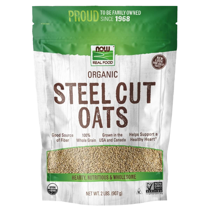 NOW Foods Organic Steel Cut Oats 2lbs