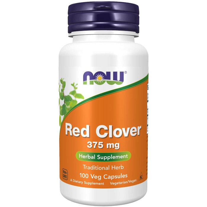 NOW Foods Red Clover 375 mg 100 Capsules