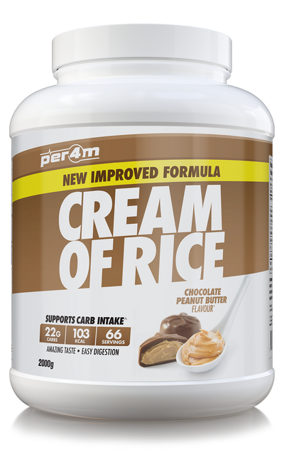 Per4m Cream of Rice 2kg - Chocolate Peanut Butter - Cream Of Rice at MySupplementShop by PER4M Nutrition