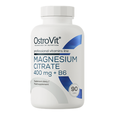 OstroVit Magnesium Citrate 400mg + B6 90 Tablets