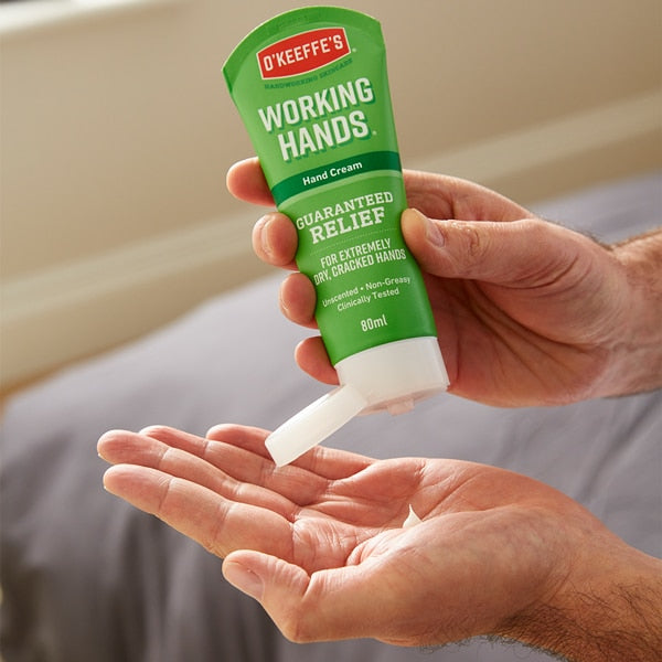 O'Keeffe's Working Hands: Concentrated Hand Cream 85g for Extremely Dry, Cracked Hands - Non-Greasy, Intense Hydration - Hand & Body Lotion at MySupplementShop by O'Keeffe's