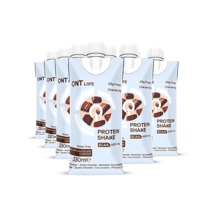 QNT Delicious Ready-to-Drink High-Protein Shake - 25g Protein | Low Sugar | 12 x 330ml