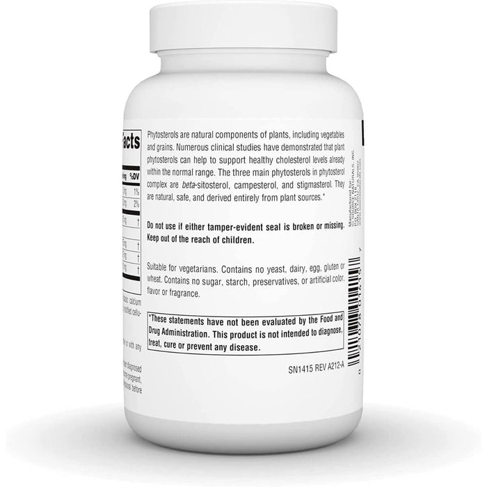 Source Naturals Beta-Sitosterol Mega Strength 375mg 60 Tablets | Premium Supplements at MYSUPPLEMENTSHOP