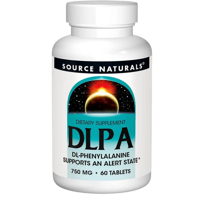 Source Naturals DLPA (DL-Phenylalanine) 750mg 60 Tablets