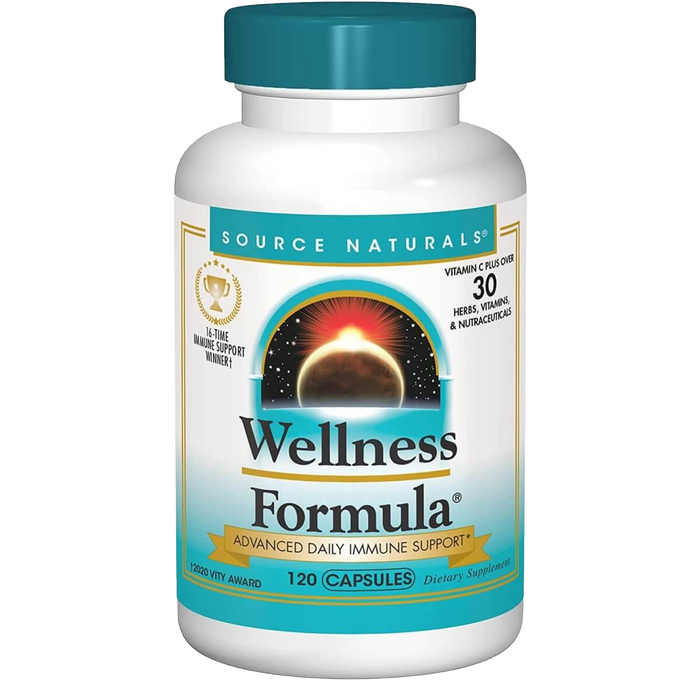 Source Naturals Wellness Formula, Advanced Immune Support 120 Capsules