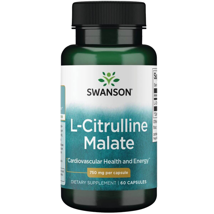 Swanson L-Citrulline Malate 750 mg 60 Capsules